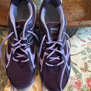 Ryka Purple Athletic Running Shoes with Breathable Mesh